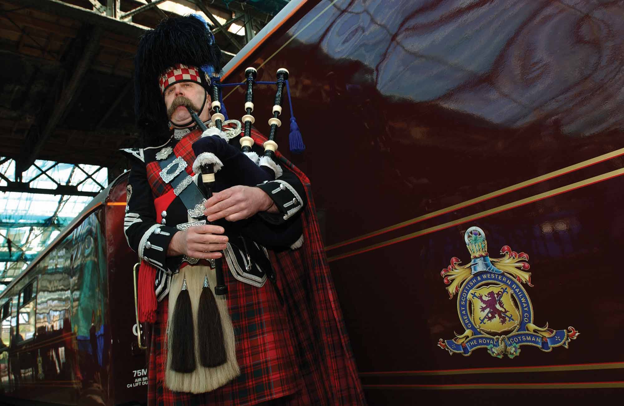 Royal Scotsman, A Belmond Train, a rail journey with Fred. Holidays (Fred. Rail Journeys)