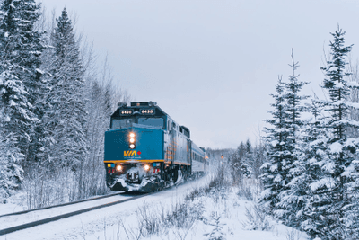 Canadian Cross-Country Journey in Winter, a rail journey with Fresh Tracks Canada
