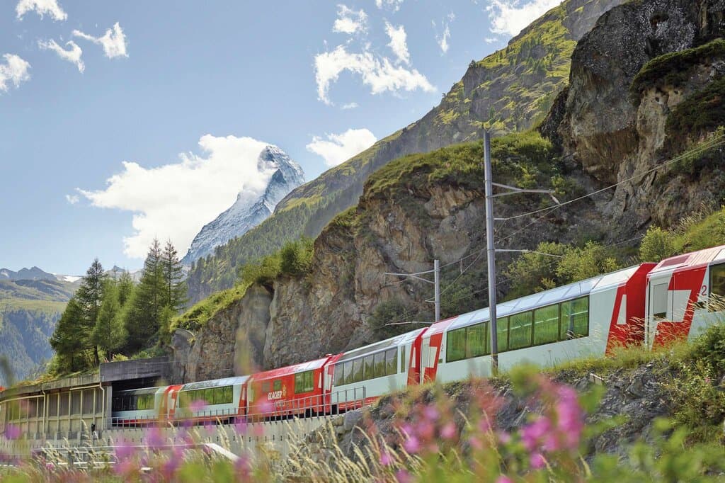 Glacier Express Zermatt - Chur, railtour suisse