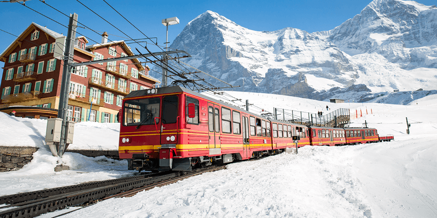 Interlaken and the Jungfrau Express at New Year, Vacations By Rail