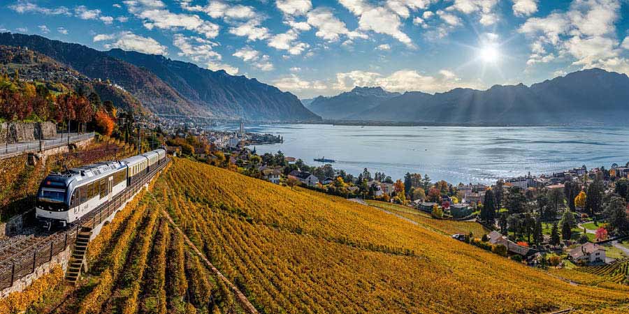 Treasures of Lake Geneva & GoldenPass Express, Vacations By Rail
