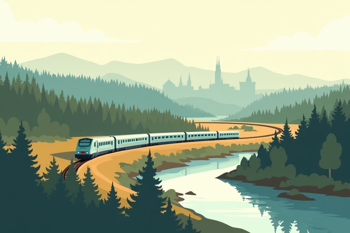Illustration of 10-Day Central Europe on a Budget Coach Tour (10C01)