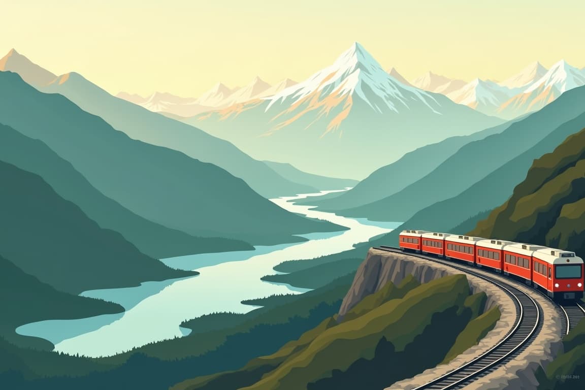 Illustration of 11 Days Chengdu & Tibet Train Tour