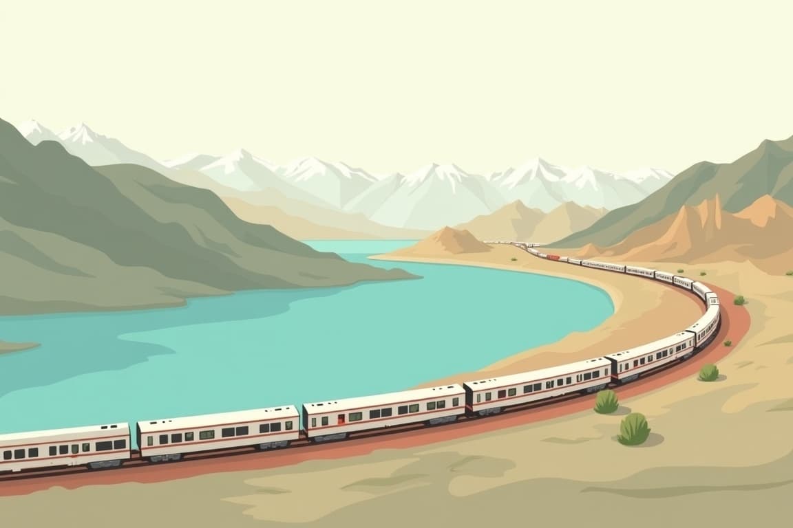 Illustration of 12 Days Beijing Xi'an Lhasa Train Tour