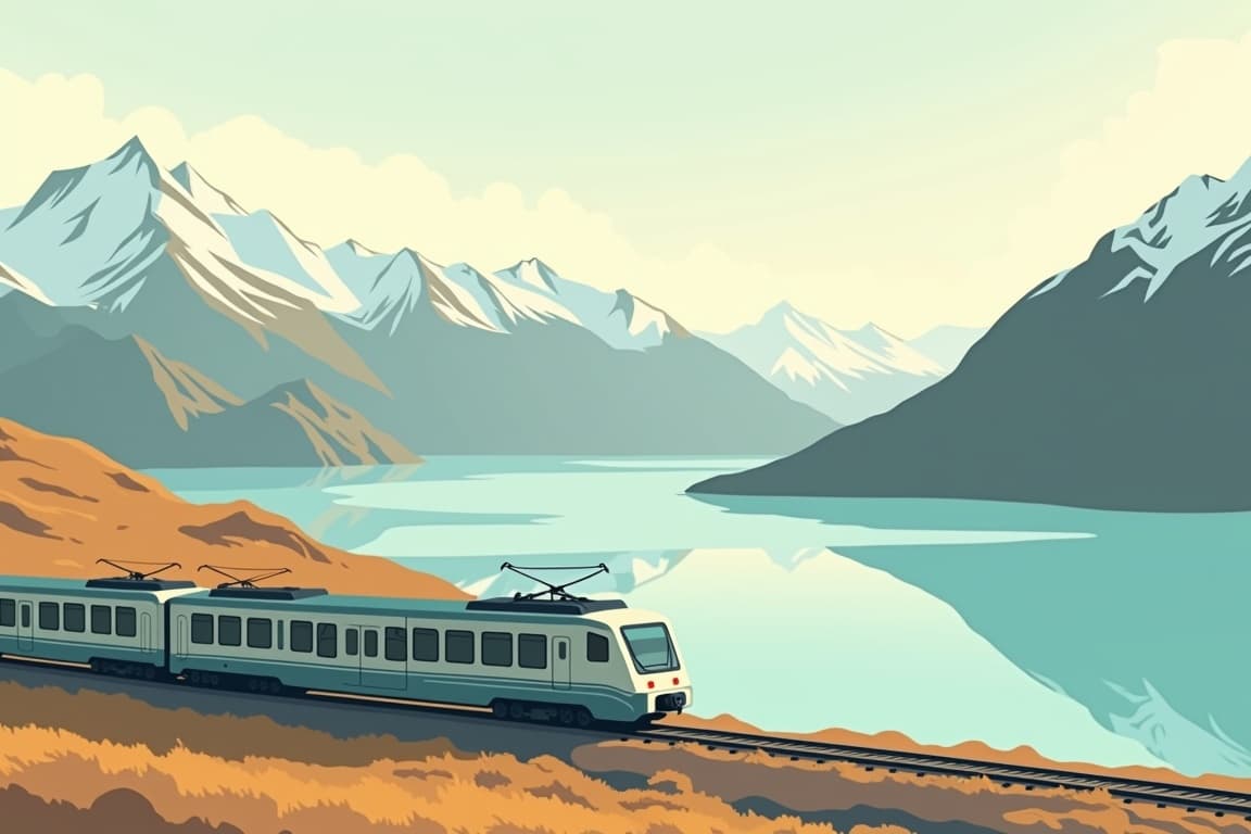 Illustration of 13-Day Chengdu to Tibet Train & Overland Nepal Adventure