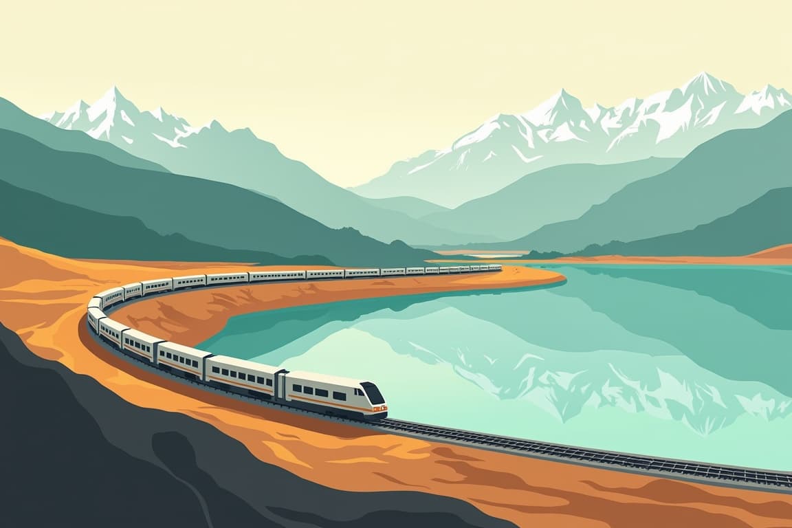 Illustration of 13 Days Beijing Chengdu Tibet Train Tour