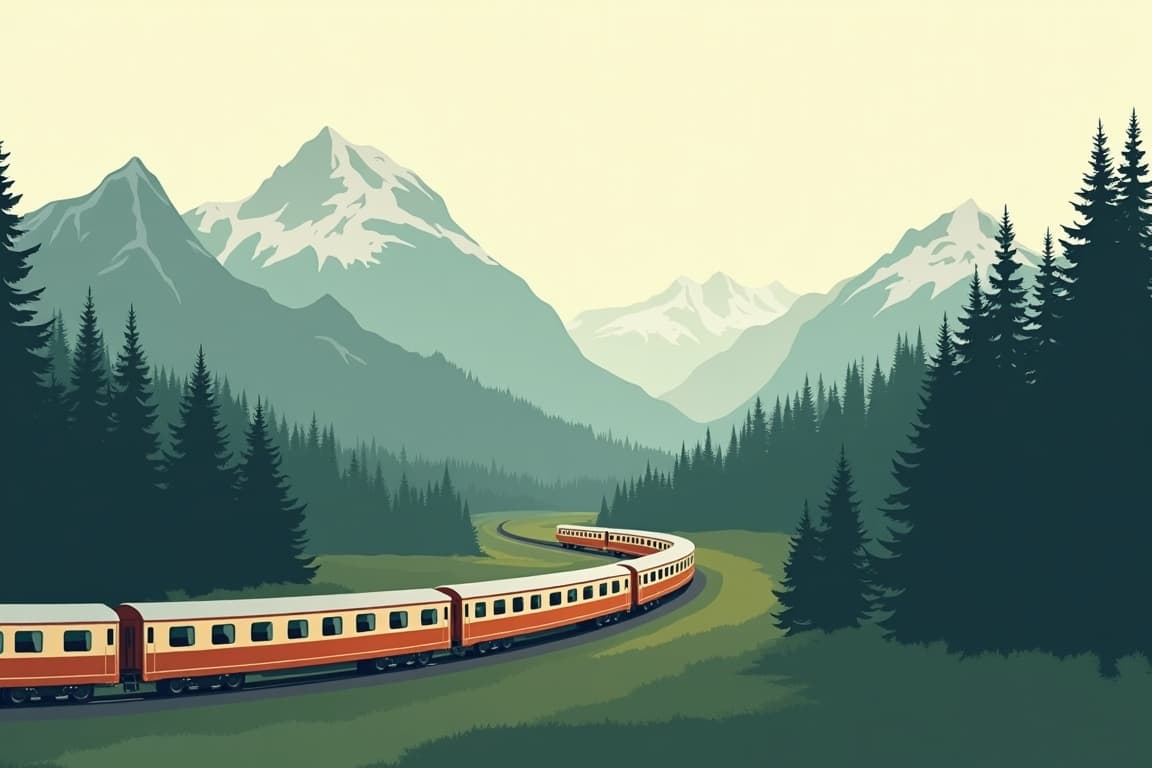 Illustration of 19 Day Ultimate New Zealand Rail, Cruise, & Coach Holiday