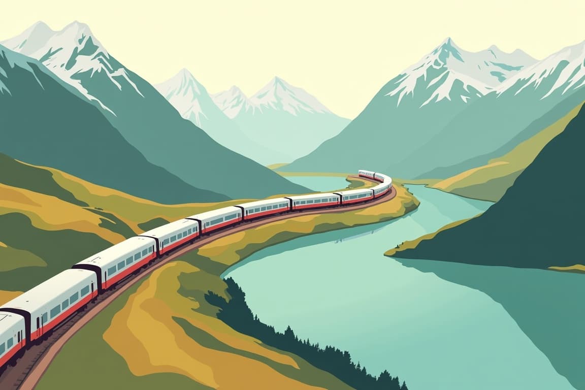 Illustration of 2026 Departures - The Orient Express La Dolce Vita - Bella Italia - Rome - Venice - Siena - Rome - by rail