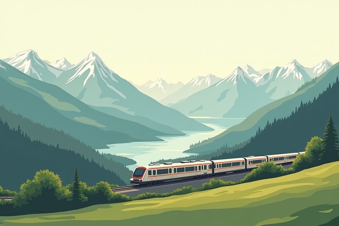 Illustration of 9-Day Bavaria, Innsbruck & Lake Constance Rail Tour (9R07)