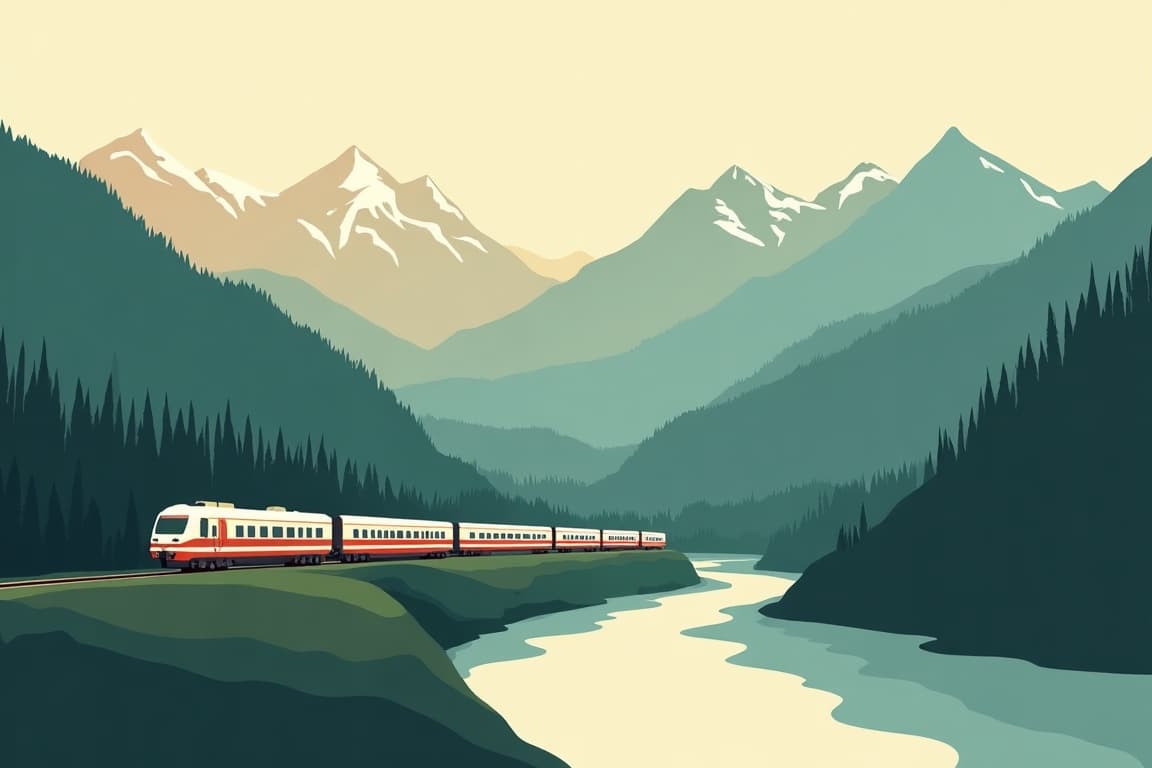 Illustration of 9-Day Central Europe Classic Luxury Rail Tour (9R09)