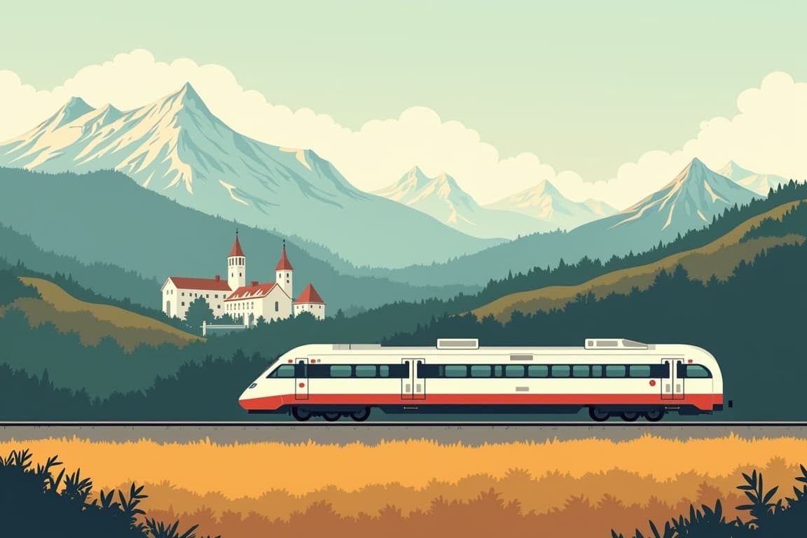 Illustration of 9-Day History Rail Tour: "Fascination and Terror" - rise and fall of the Third Reich (9R05)