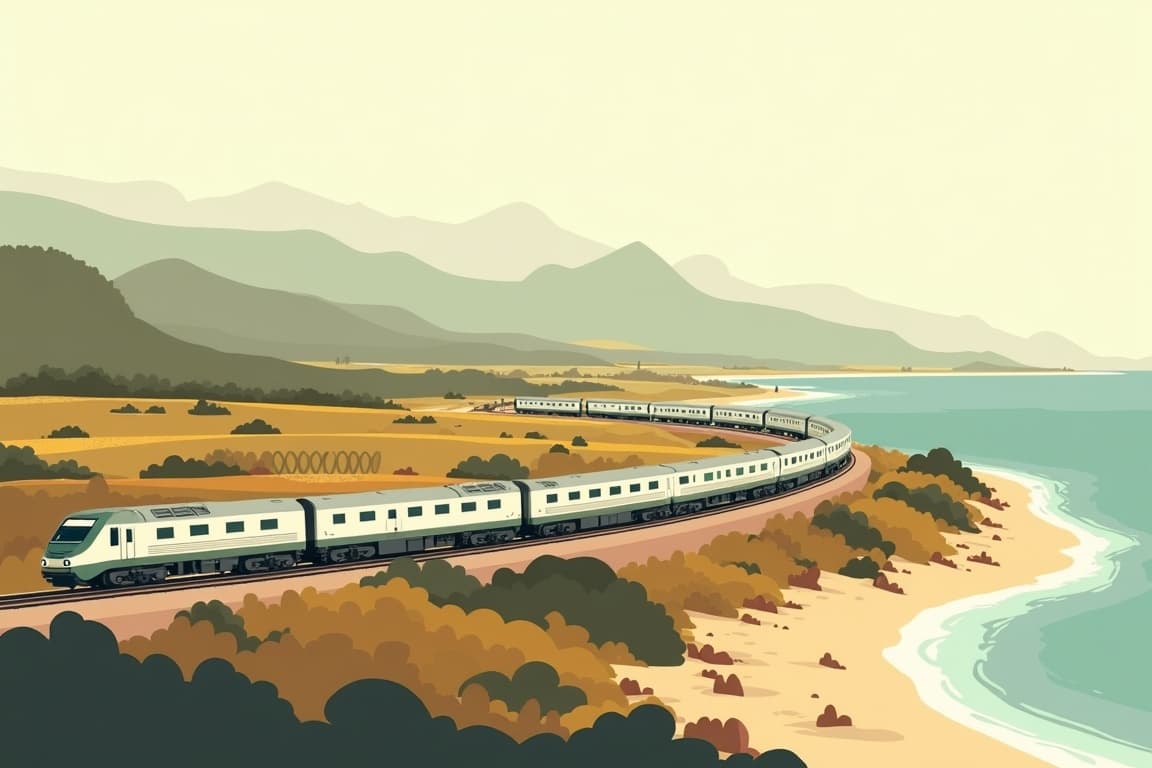 Illustration of Adelaide 1-Night City Stay 2027 (Great Southern, Brisbane to Adelaide)