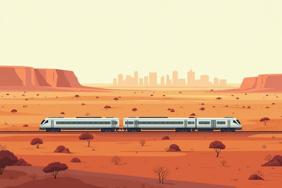 Illustration of Adelaide 1-Night City Stay 2027 (The Ghan, Darwin to Adelaide)