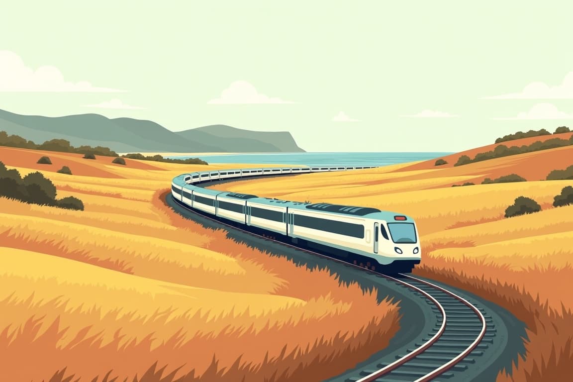 Illustration of Adelaide Luxury Stay 2026 (Great Southern, Brisbane to Adelaide)