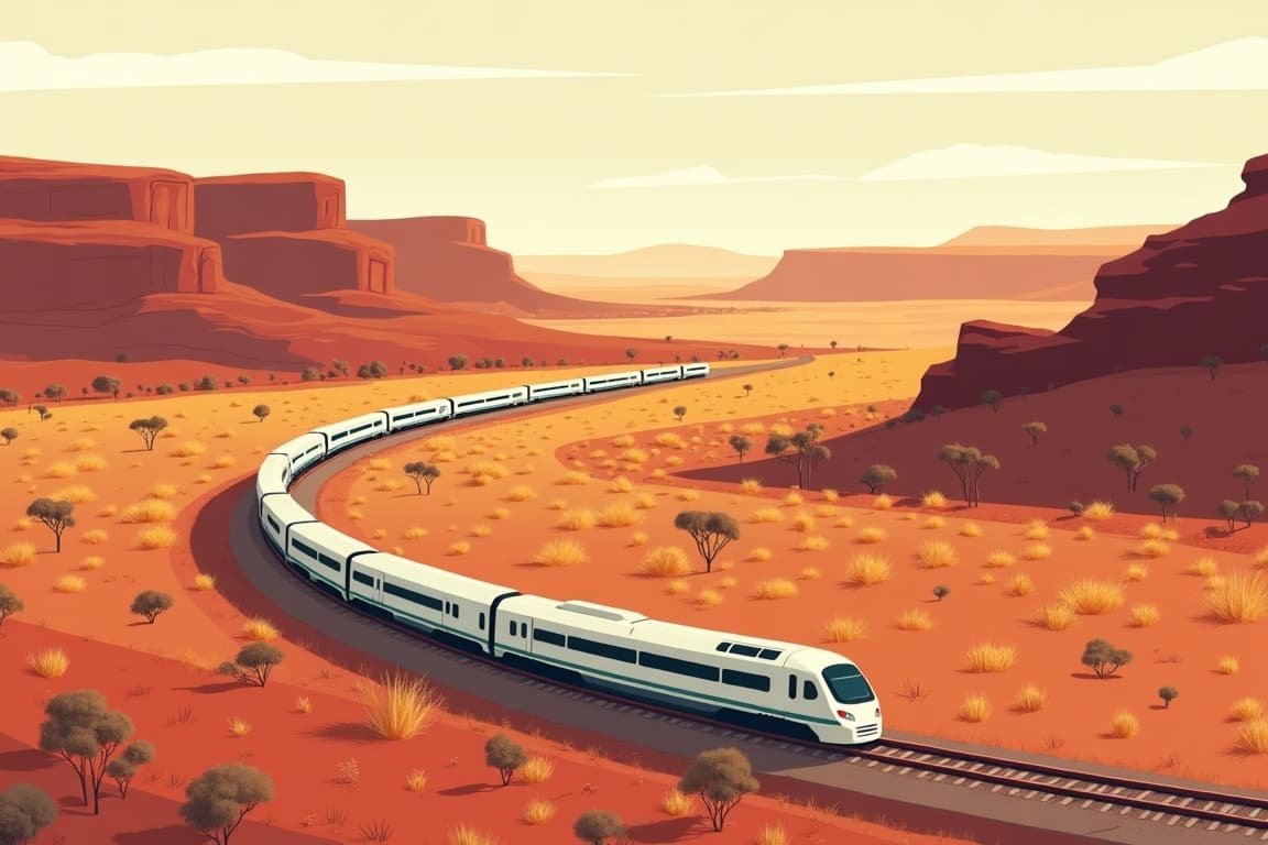 Illustration of Adelaide Luxury Stay 2026 (The Ghan, Adelaide to Darwin)