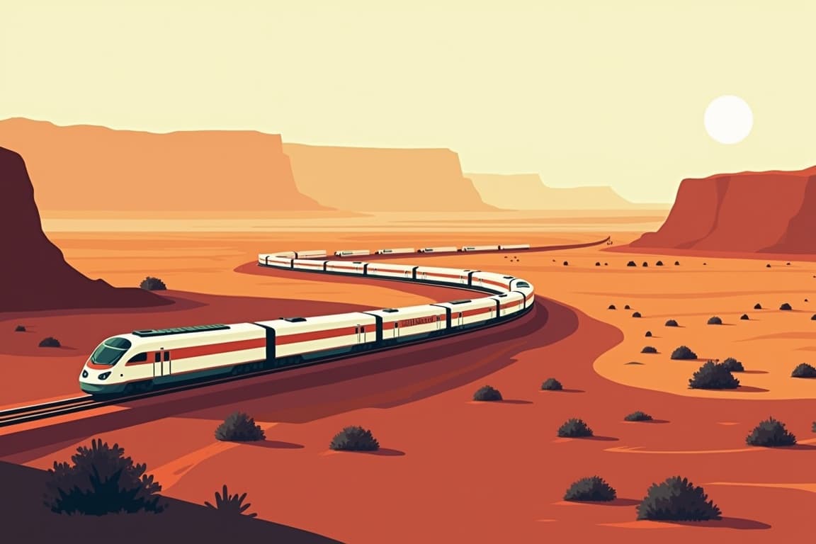 Illustration of Adelaide Luxury Stay 2027 (The Ghan, Adelaide to Darwin)