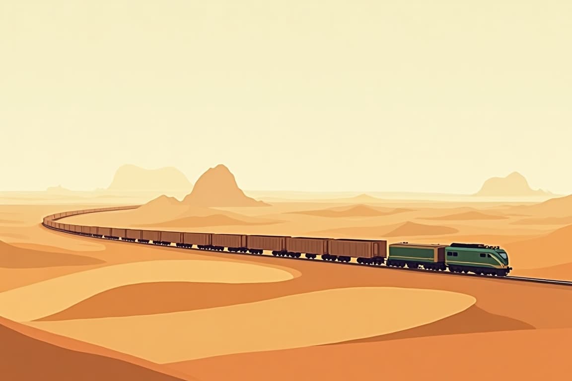 Illustration of Adventure in the Heart of the Sahara