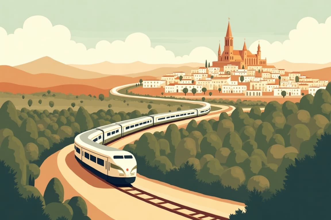 Illustration of Al Andalus Express – Seville to Madrid