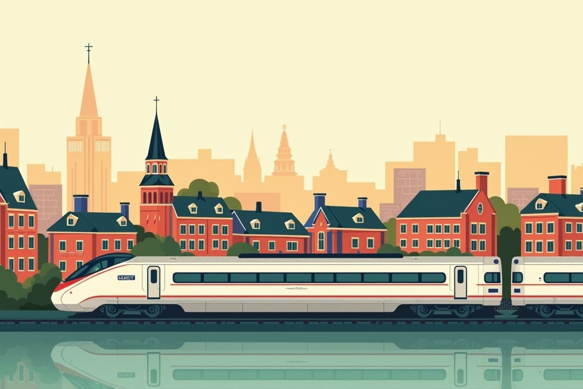 Illustration of America's Historic Cities: 250th Anniversary Tour