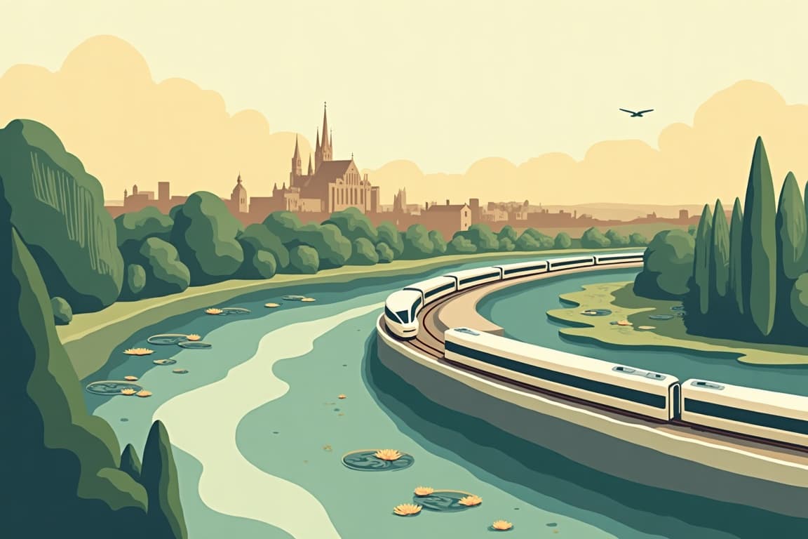Illustration of An Impression of the Seine (Fly and Cruise)