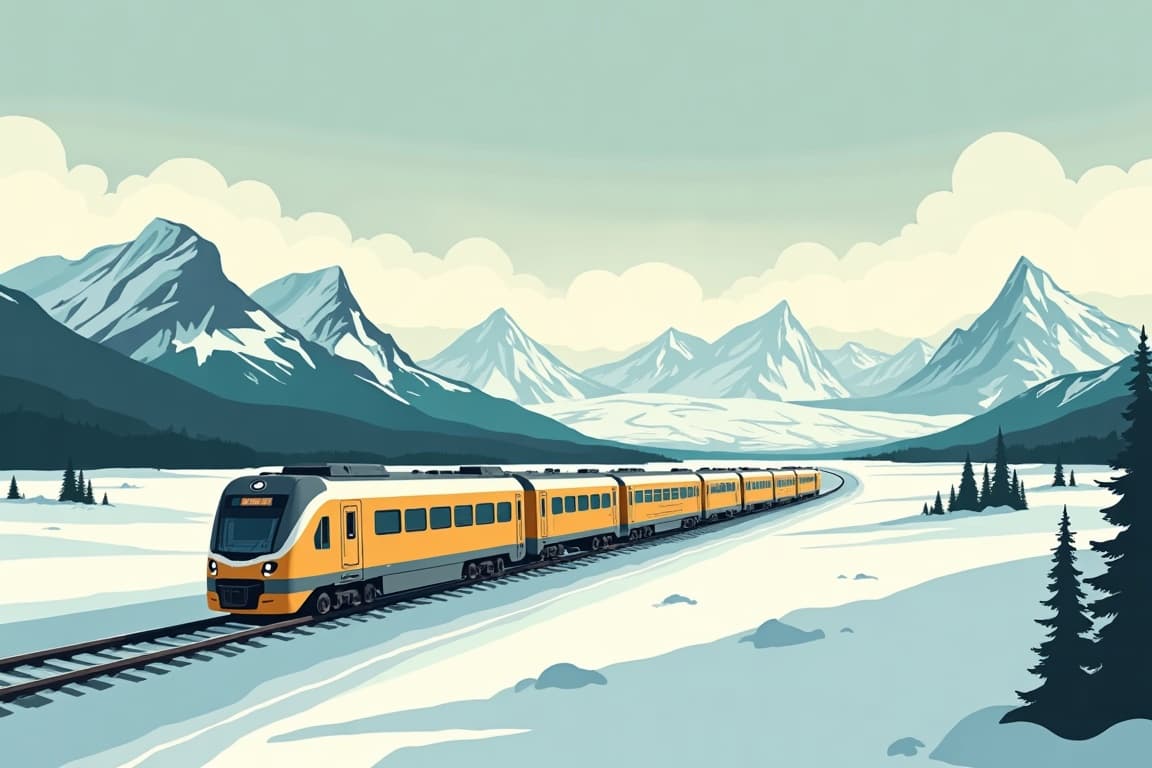Illustration of Anchorage & Talkeetna Northern Lights Getaway