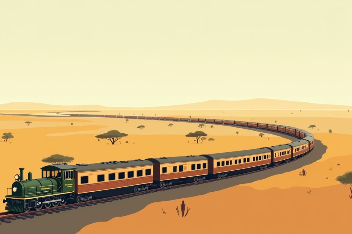 Illustration of Angola to Mozambique Aboard Rovos Rail