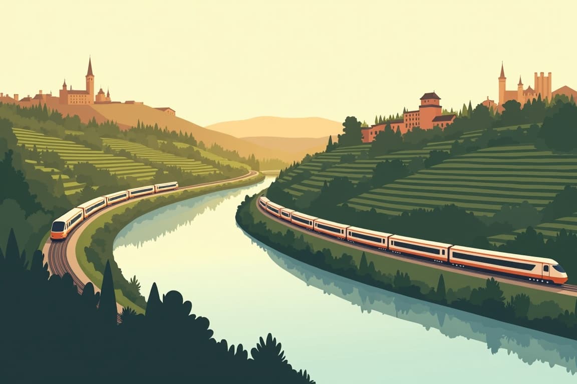 Illustration of Beautiful Bordeaux, the Dordogne & La Rochelle