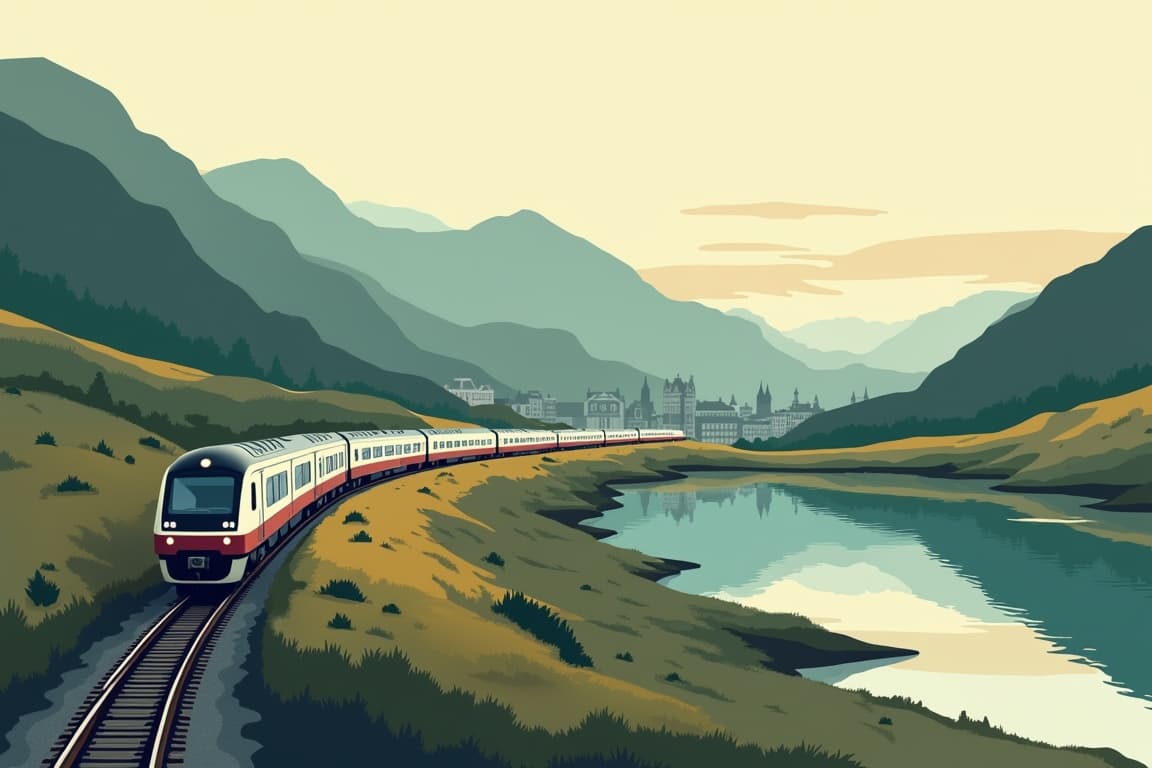 Illustration of Belmond Royal Scotsman - Wild Spirit of Scotland to London