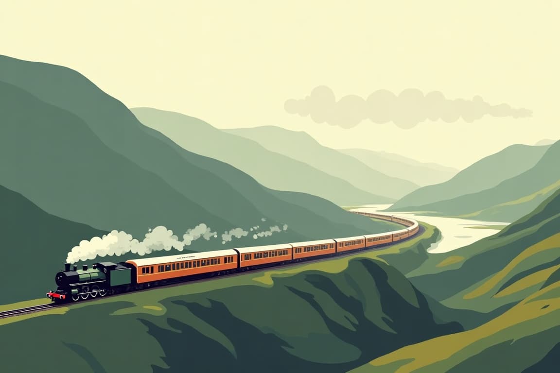 Illustration of Belmond Royal Scotsman Scotlands Classic Splendours with Edinburgh and the Jacobite Steam Train