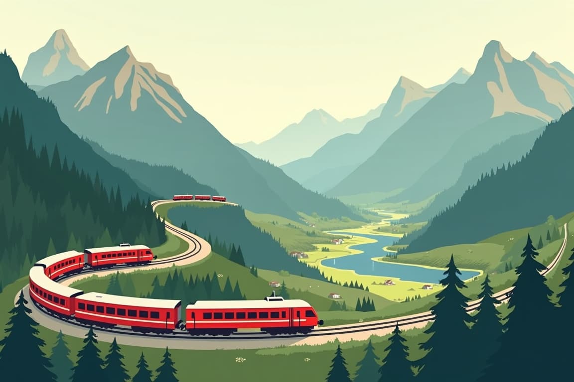 Illustration of Best of Tuscany, Bologna, Como & Bernina Express