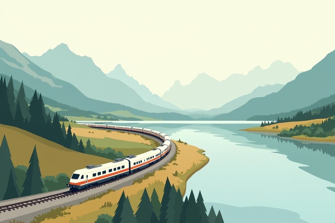 Illustration of Bregenz and Verona Opera Festivals by First Class Rail