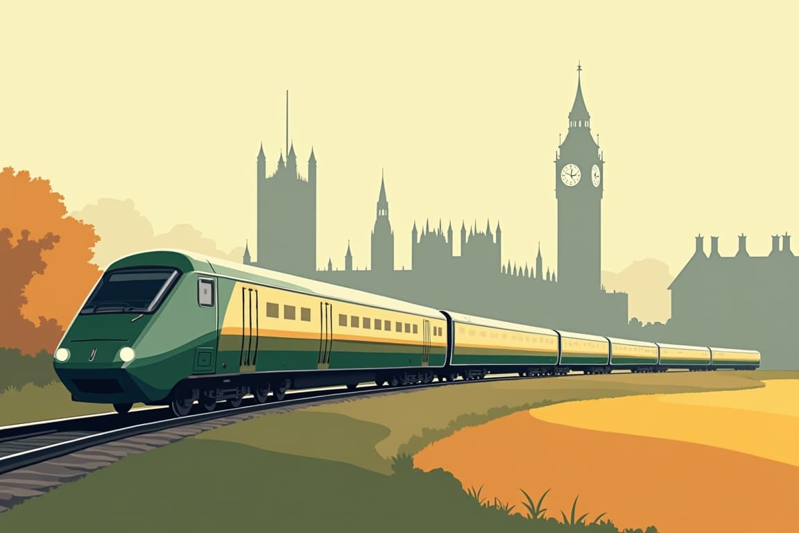Illustration of British Pullman à Londres : Luxe et Gastronomie
