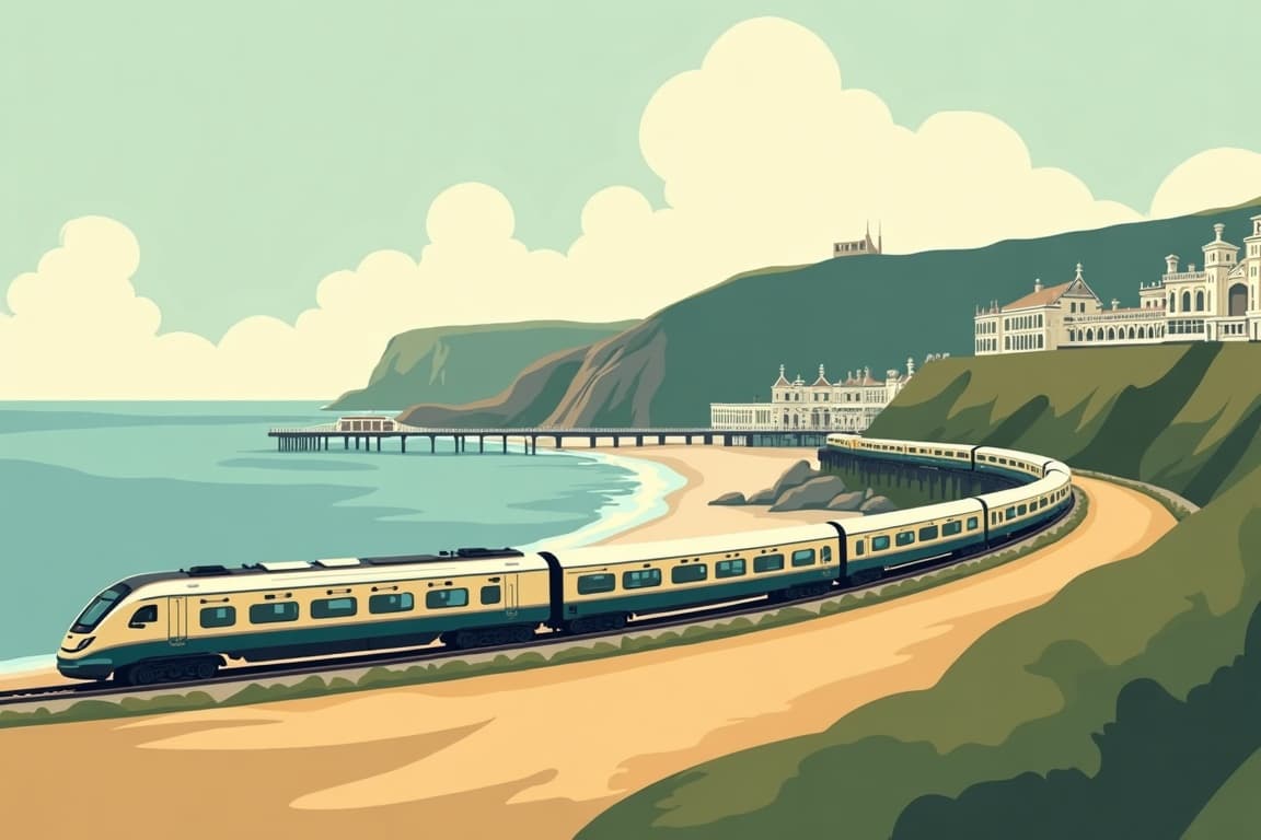 Illustration of British Pullman: Great British Seaside