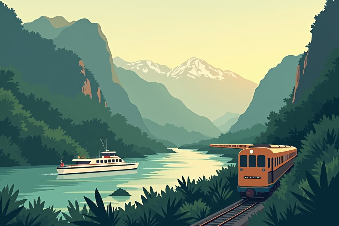 Illustration of Classic Peru and the Amazon onboard Delfin III