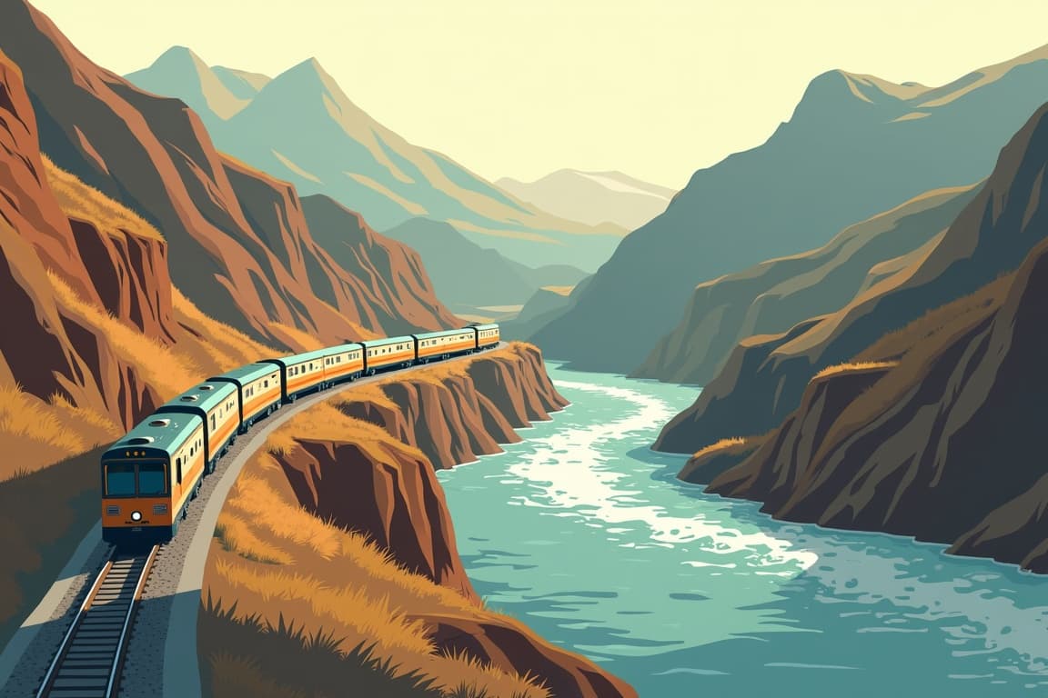 Illustration of Colorado Rail Experience