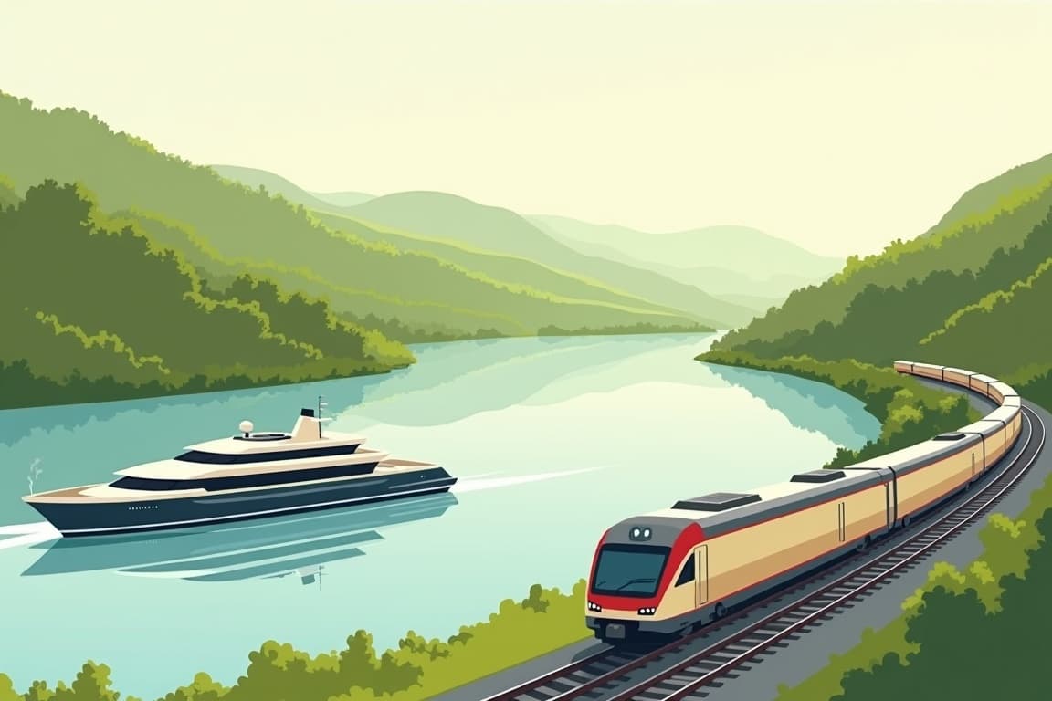 Illustration of Cruise - Danube Delta to the Austrian Lake District (Fly & Cruise)