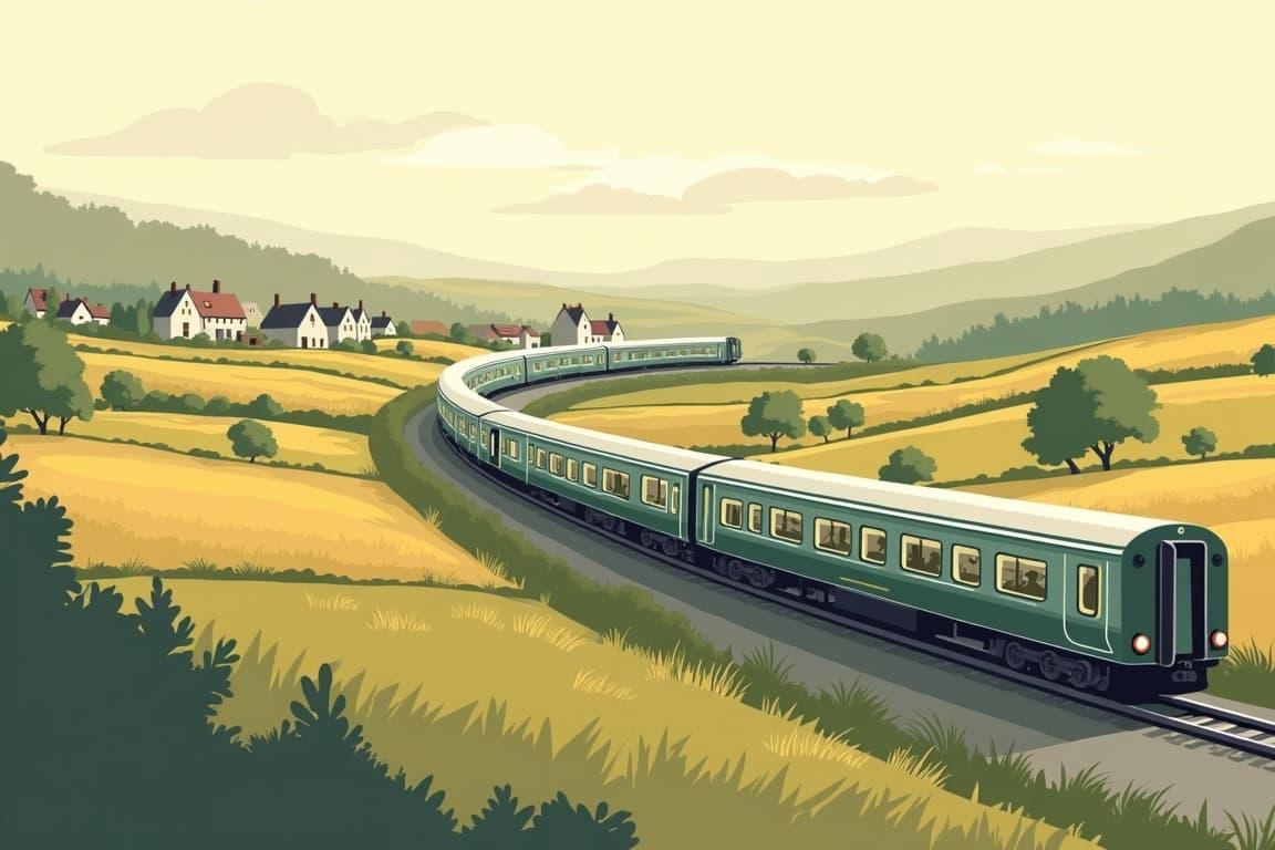Illustration of Day Trip: The Spirit of Travel with Lunch on the Northern Belle