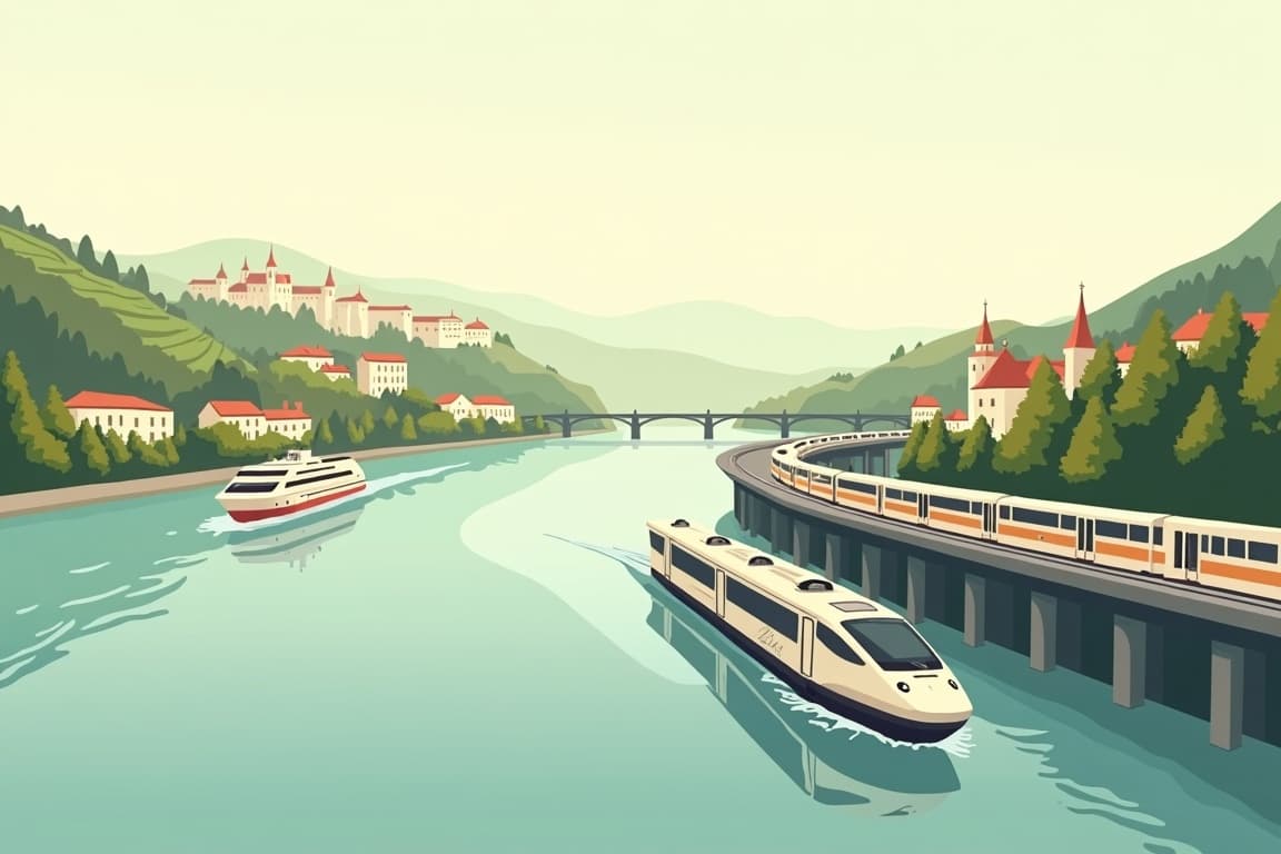 Illustration of Delights of the Danube: Budapest to Passau - Fly