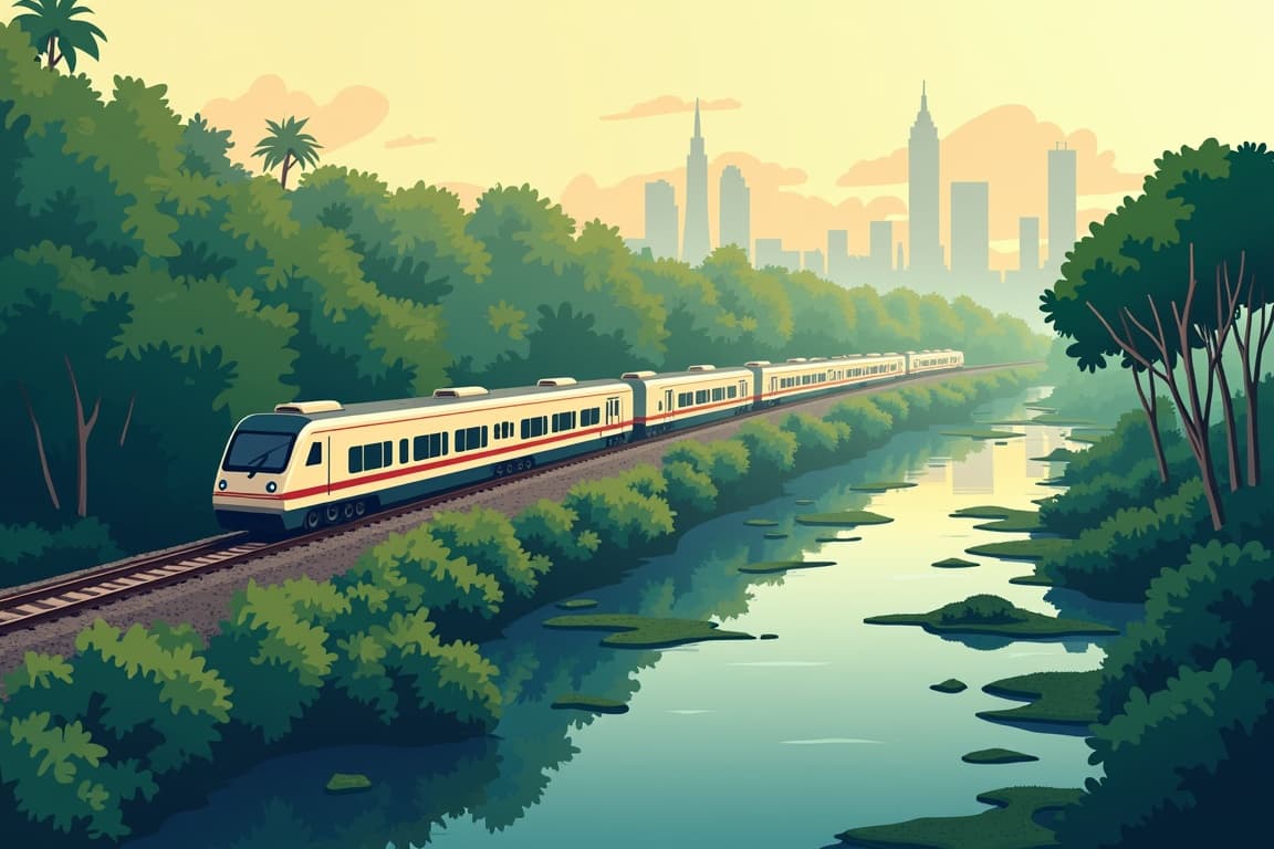 Illustration of Eastern & Oriental Express – Wild Malaysia
