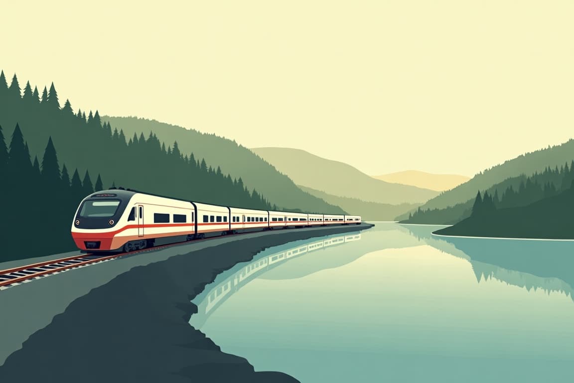 Illustration of Eastern Canada Cruise Featuring Quebec & Montreal