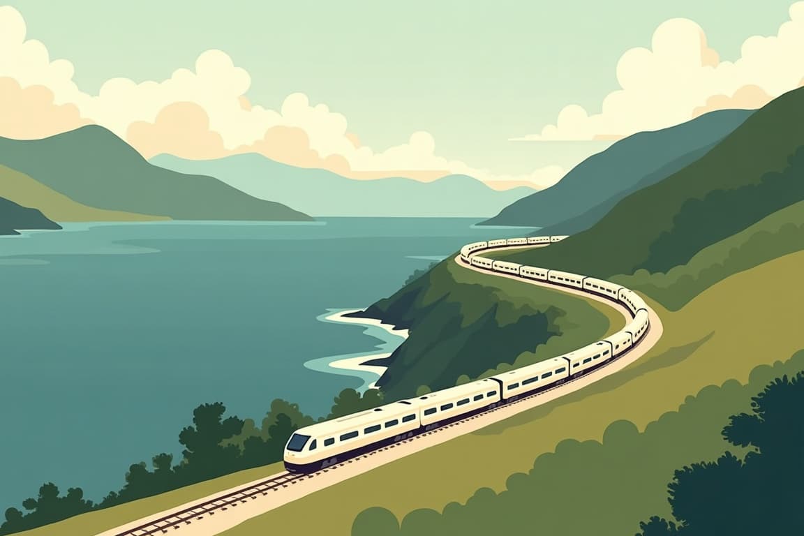 Illustration of El Transcantábrico: San Sebastián to Santiago de Compostela