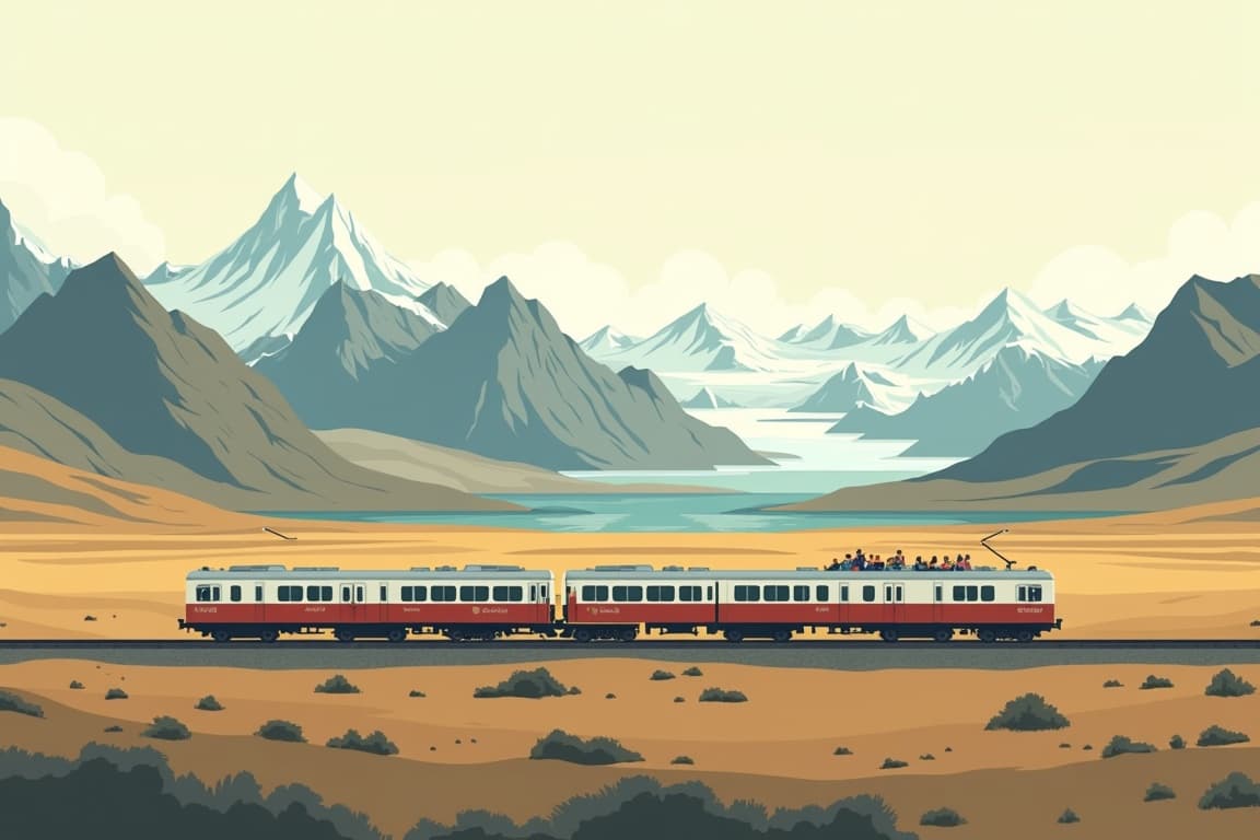 Illustration of Essential Patagonia with Iguazu Falls