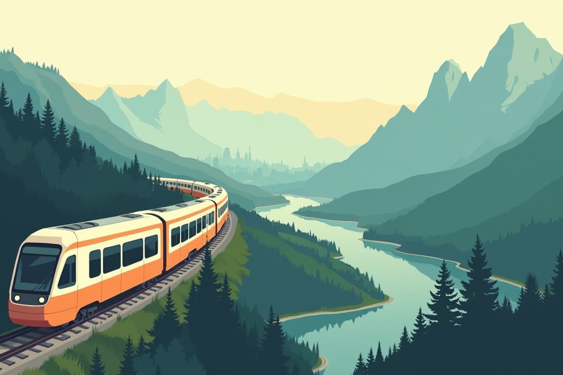Illustration of European Odyssey by First Class Rail