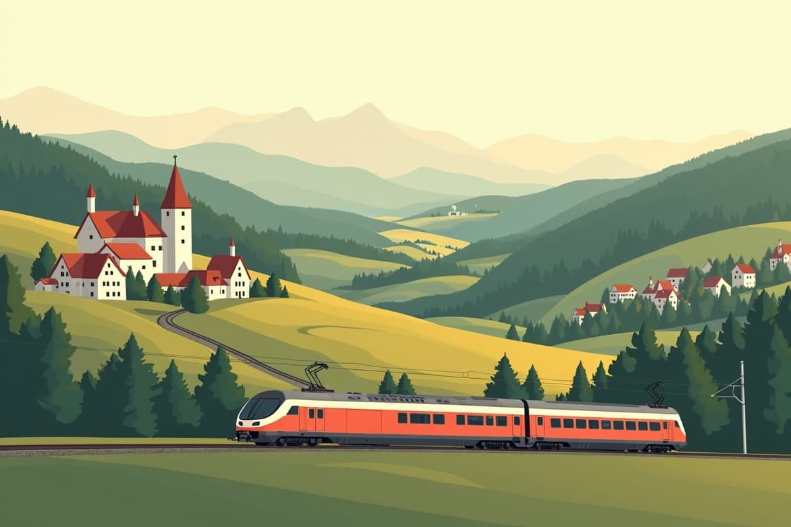 Illustration of Explore Bavaria and the Romantic Road