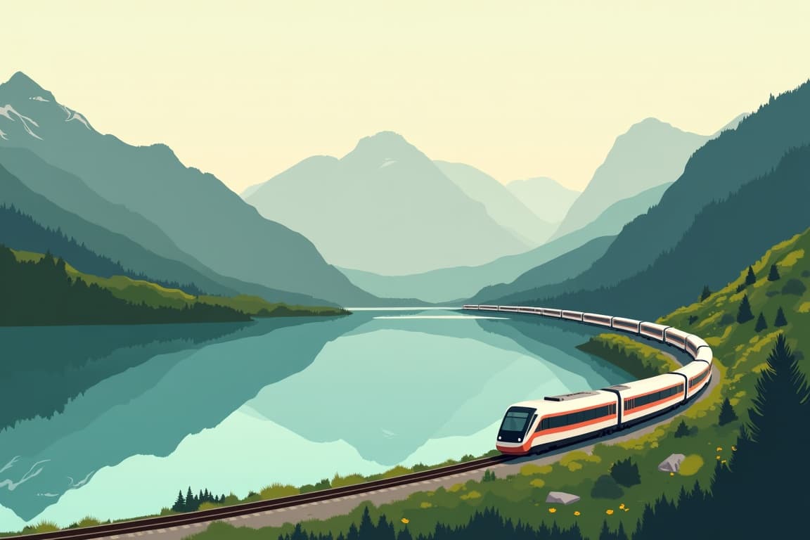 Illustration of First-Class Grand Alpine Explorer