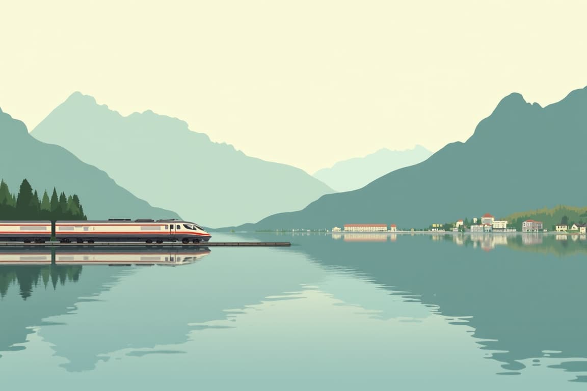 Illustration of First-Class Lake Maggiore & Stresa