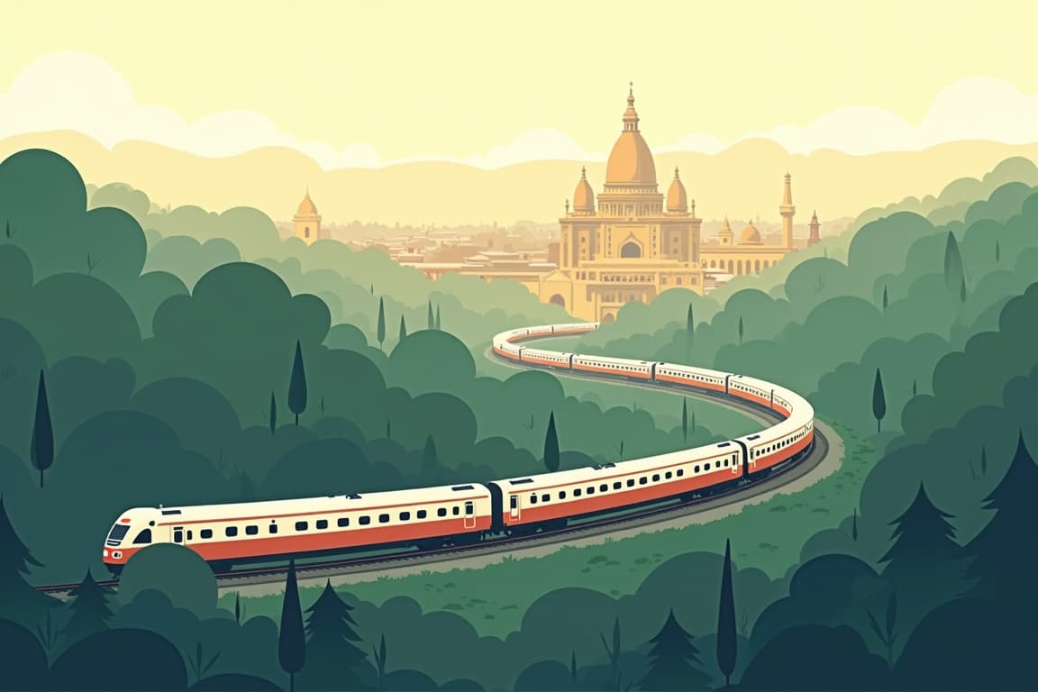 Illustration of Glimpses of Karnataka (The Golden Chariot)
