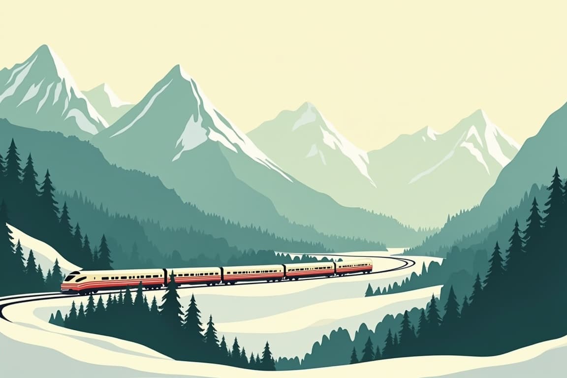 Illustration of Golden Eagle Danube Express - Christmas Markets of Central Europe from Munich with Paris and Zurich