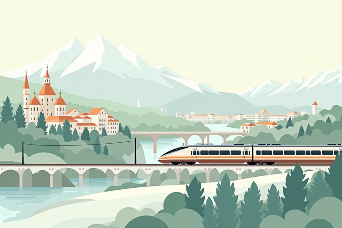 Illustration of Golden Eagle Danube Express - New Year in Vienna with Munich and Zurich