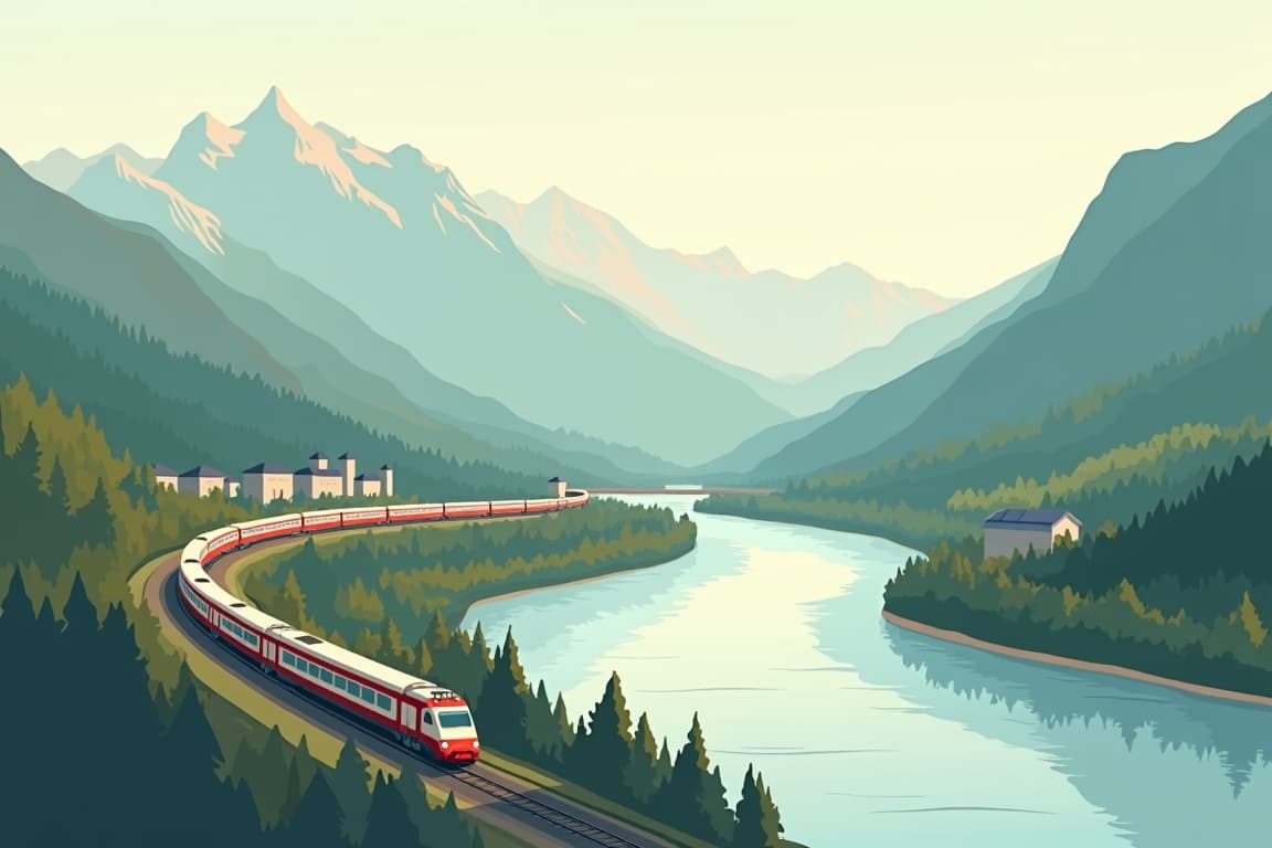 Illustration of Grand Alpine Explorer & The Classic Blue Danube